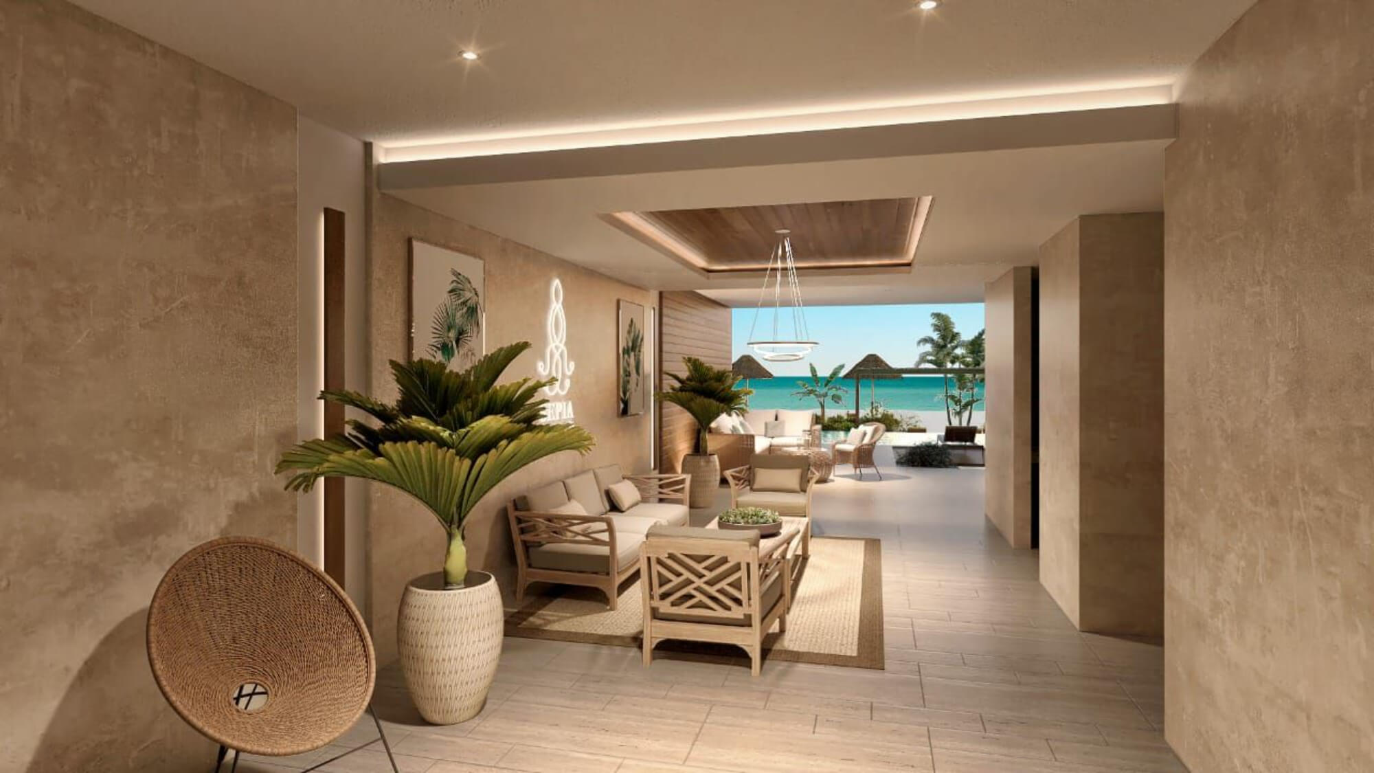 Large condo with garden, 258 m2, concierge &amp; driver, clubhousewith exclusive amenities, pre-construction for sale in Merida.