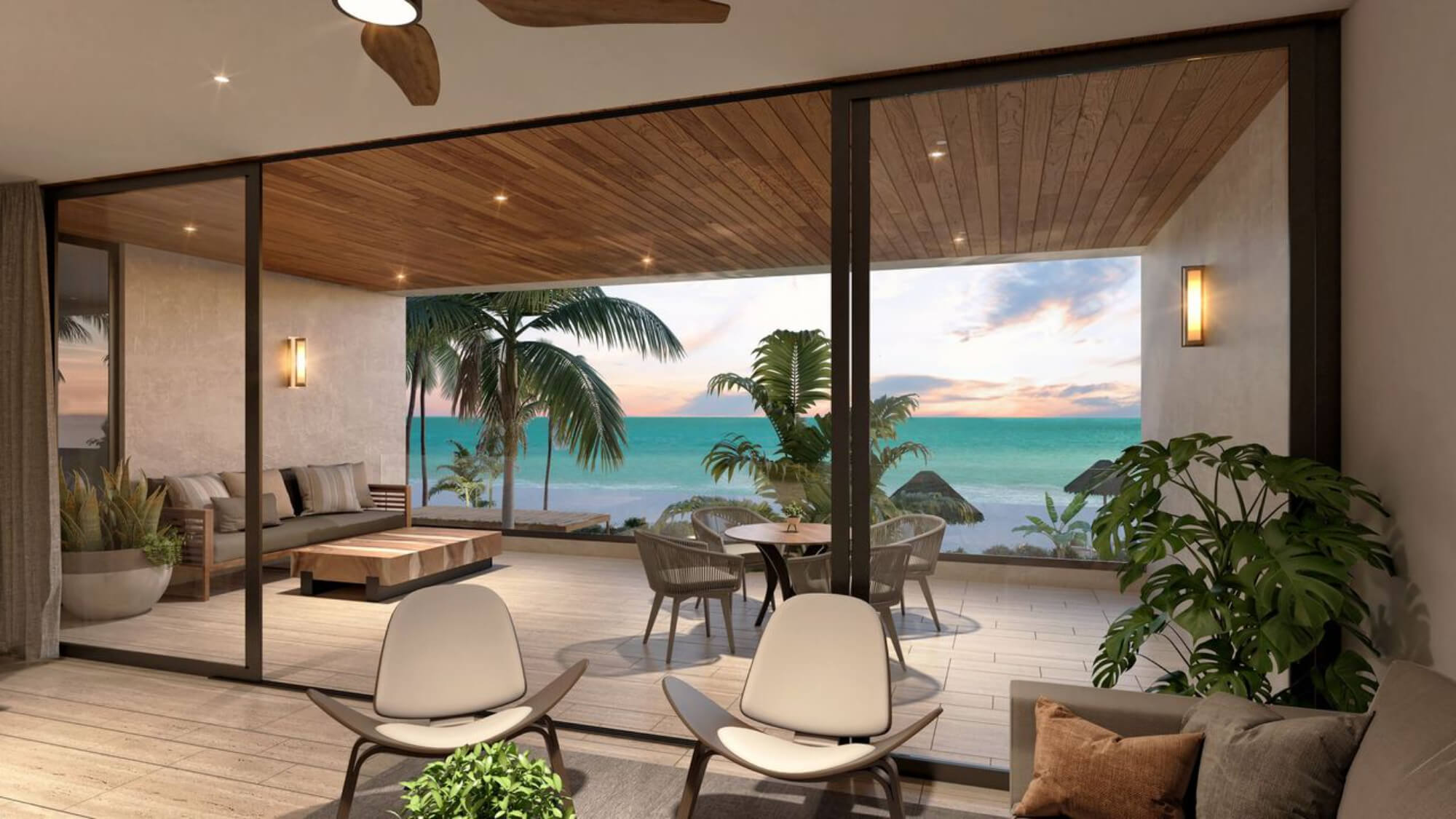 Condominium with ocean view pool and more amenities for sale Yucatan.