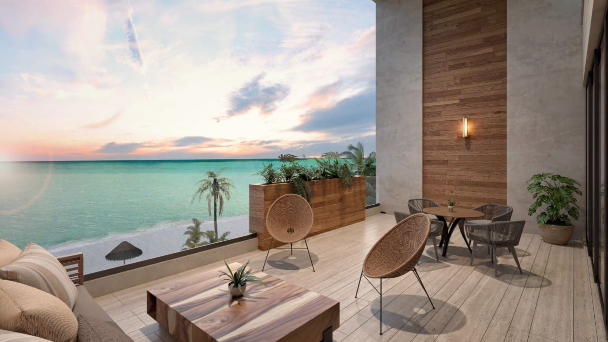 Condominium with ocean view pool and more amenities for sale Yucatan.