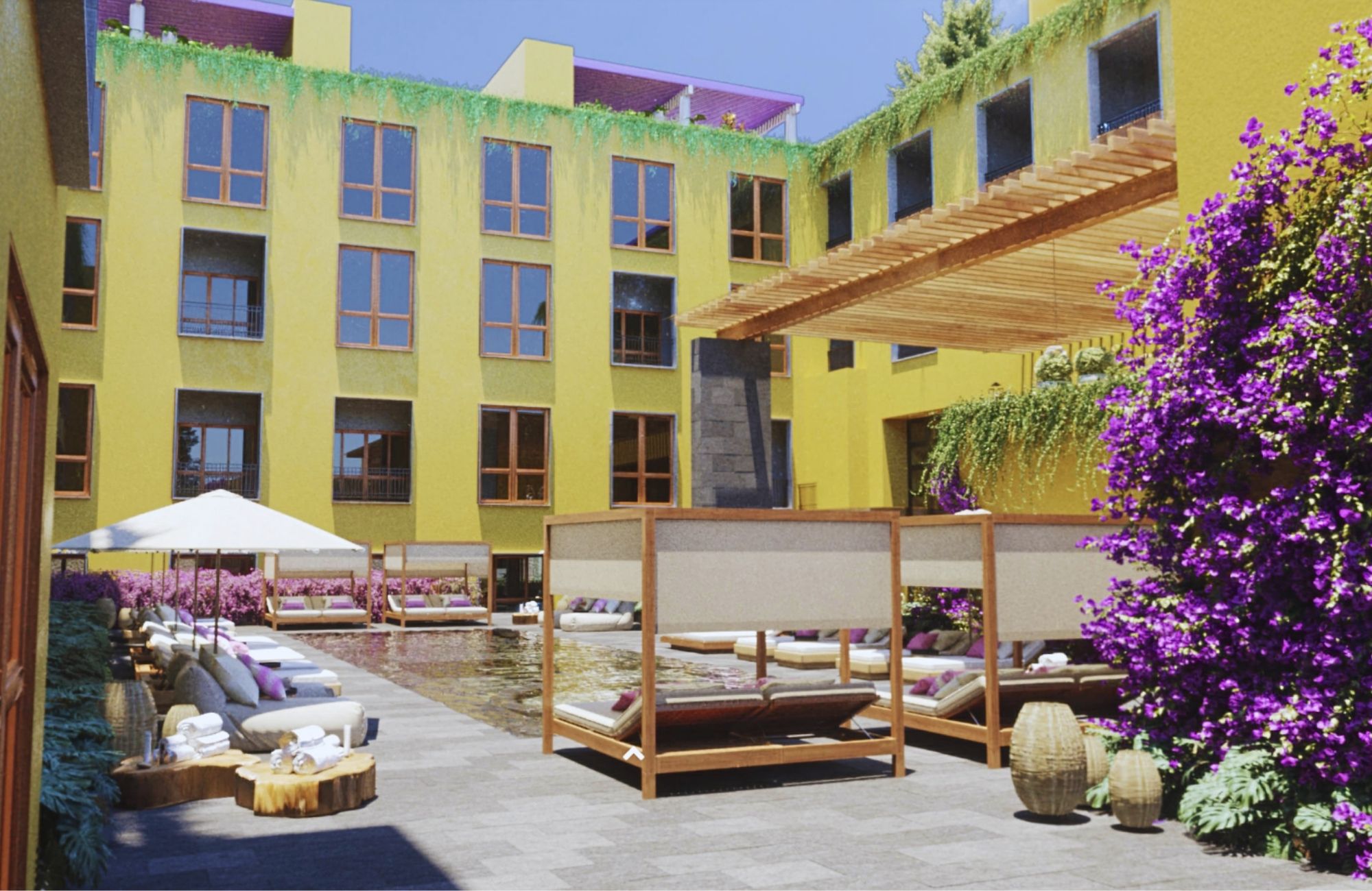 Departamento con jardin privado y amenidades de hotel en venta San Miguel de Allende