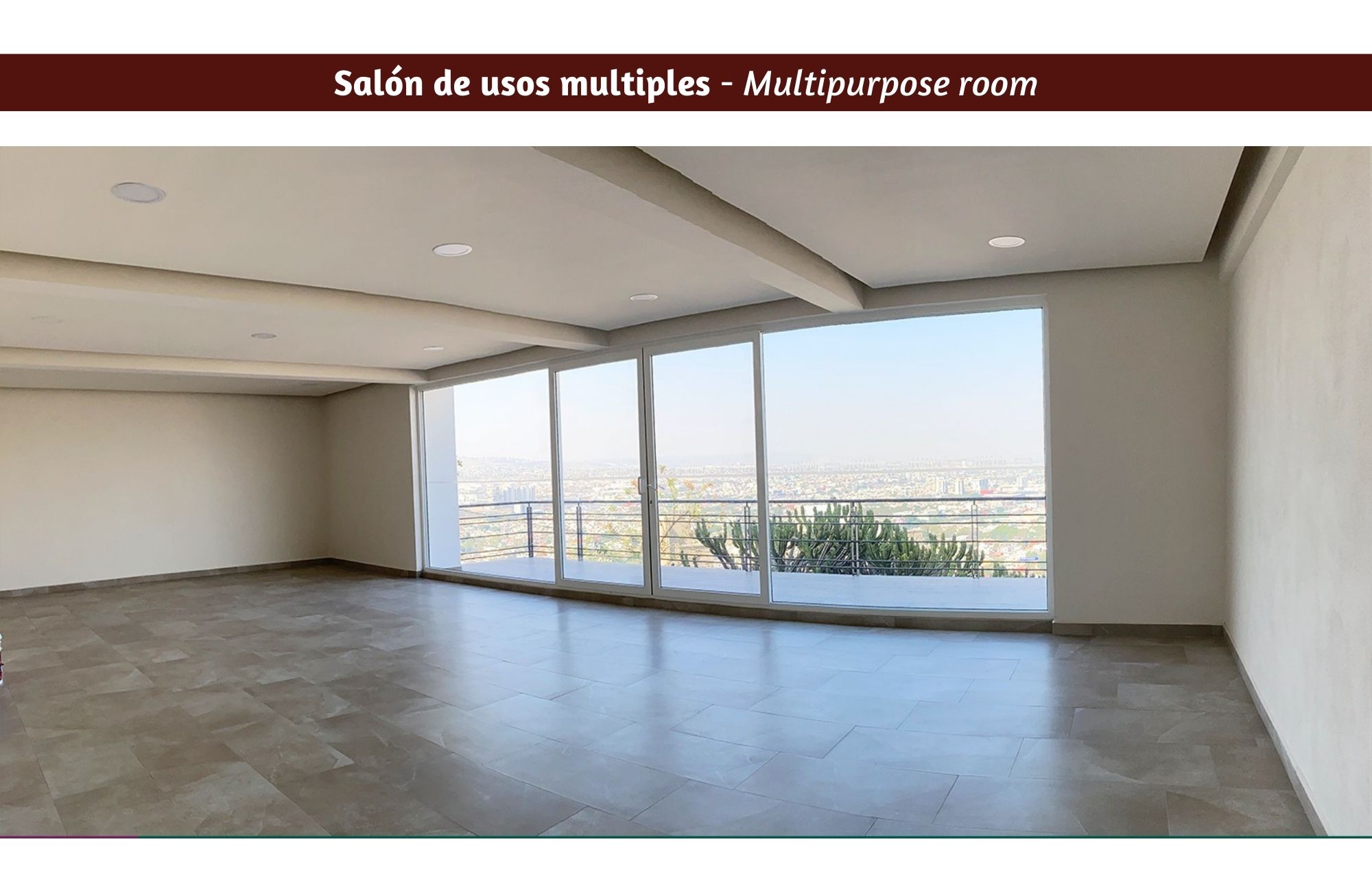 Condominium with large garden, pool, terrace, pet friendly for sale Querétaro.