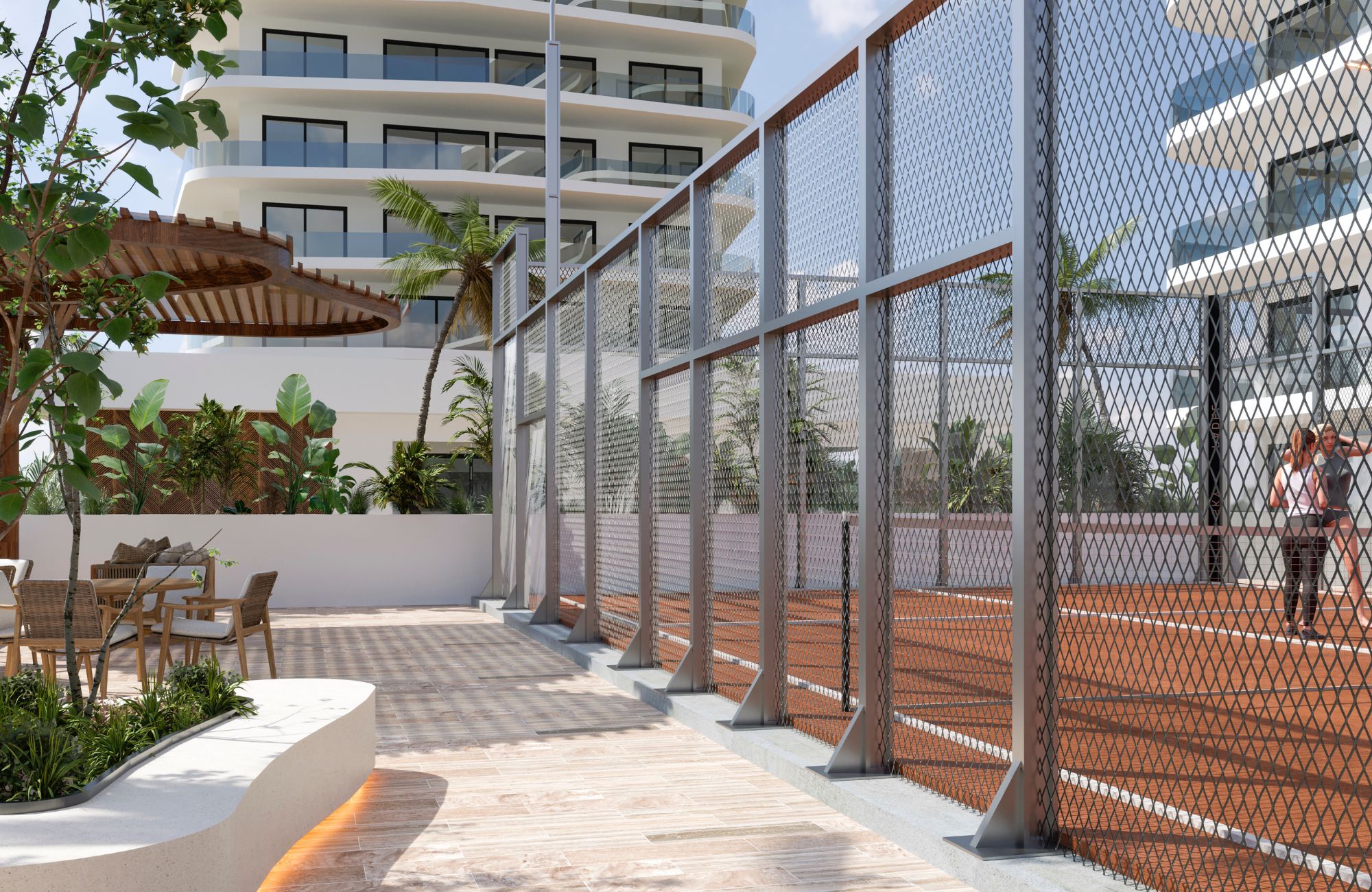 green view Condominium with panoramic terrace, pet-friendly, for sale Cancún.