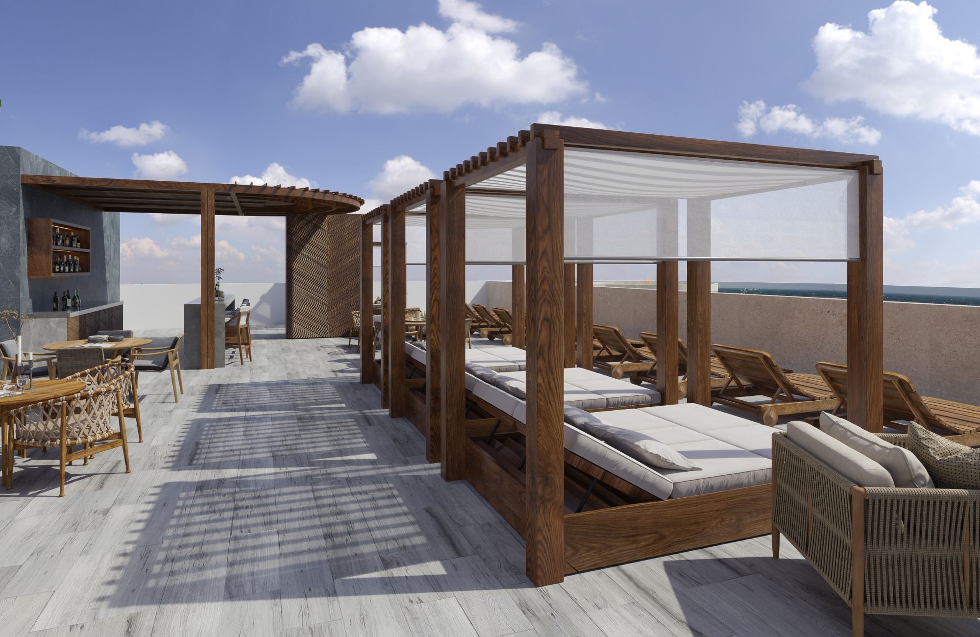 Penthouse de lujo, vista al mar, terraza, alberca, petfriendly, en venta Cancún.