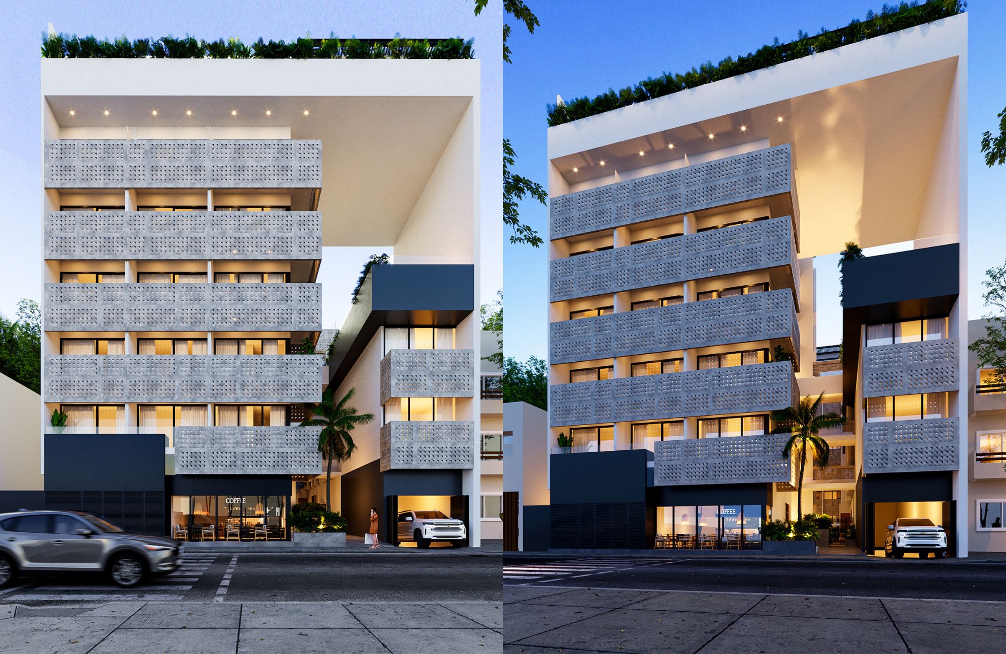 Condominium near Fifth Avenue and the beach, rooftop, for sale Playa del Carmen.n.