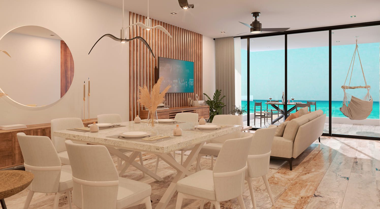 Casa con alberca privada, doble altura, jardin interior, bar con columpios, cerca de Paseo Montejo, en venta Merida, Yucatan