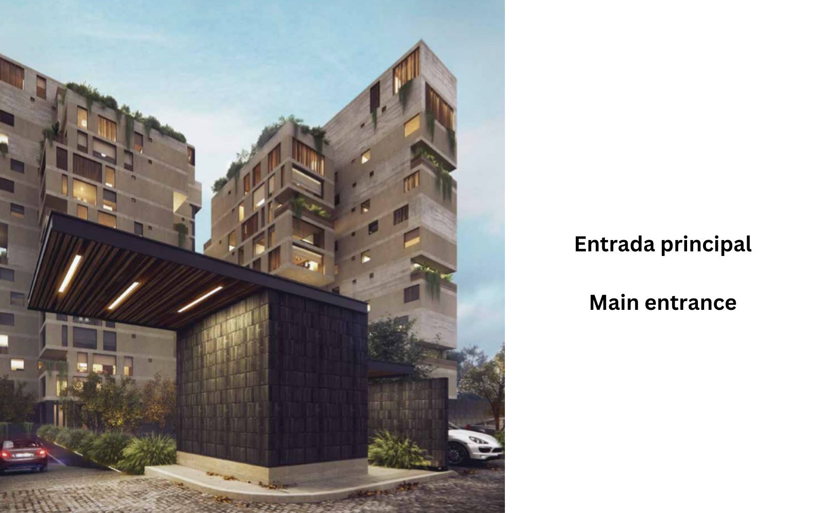 Condominium with garden, private terrace, gym, indoor pool, in La Vista, for sale, Queretaro.