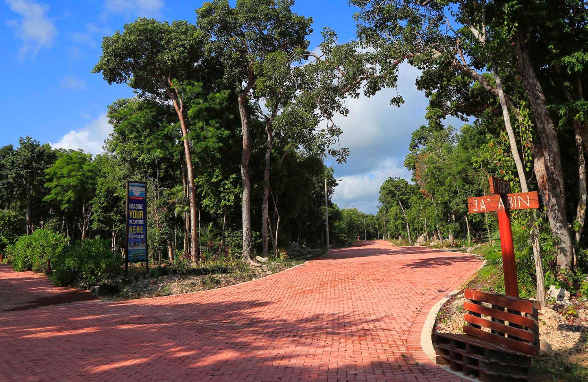 Residential land in gated community with amenities for sale inside Aldea Zama Tulum