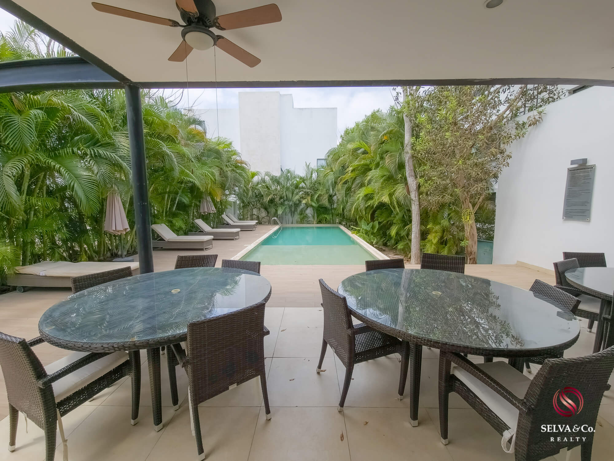 Condominium with roof top pool, barbecue area, business center, concierge, in Villas La Hacienda for sale, Merida North Zone