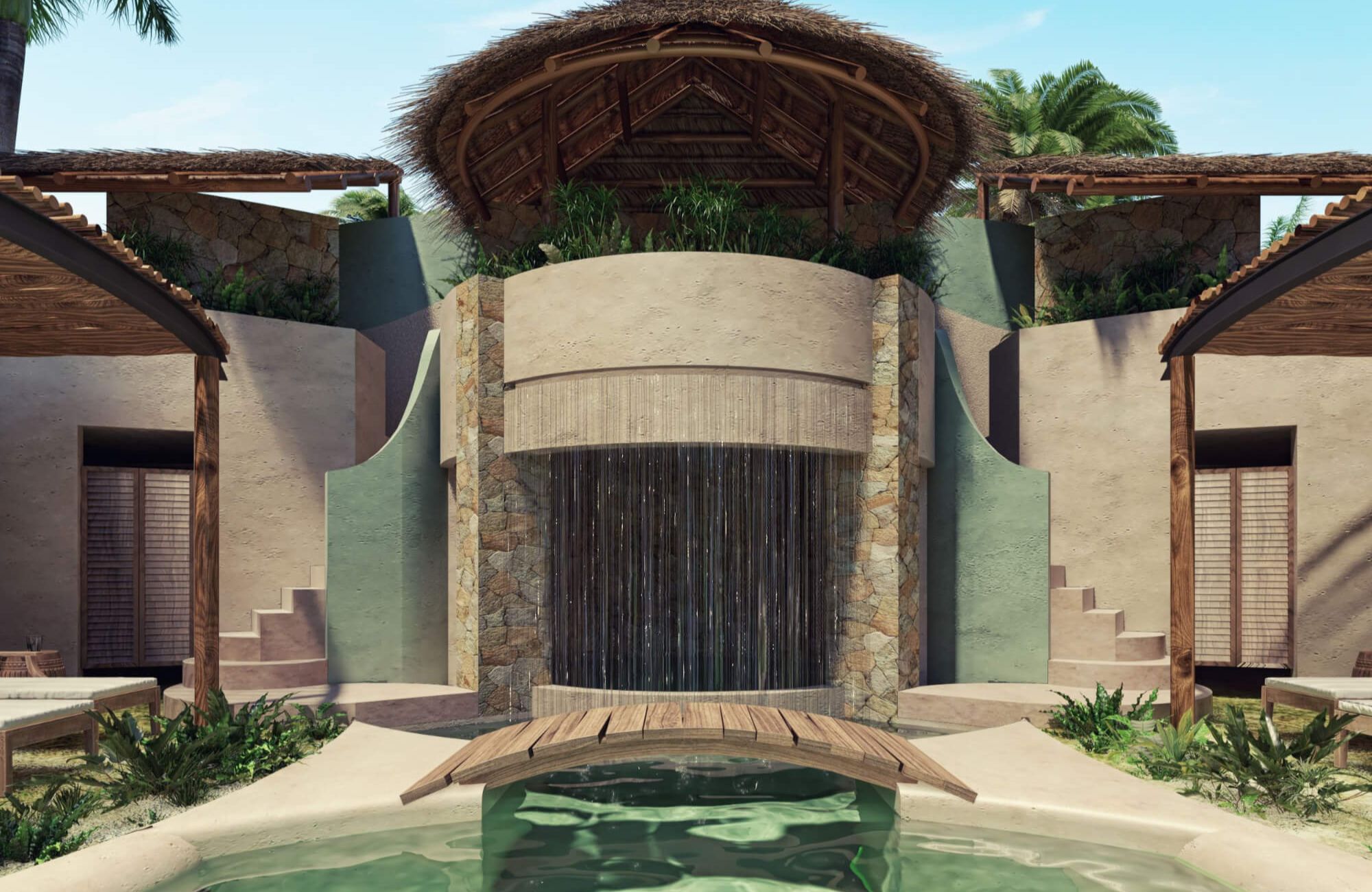 Condominio con acceso al mar y club de playa, areas verdes y amenidades, pre-construccion en venta Chicxulub Yucatan