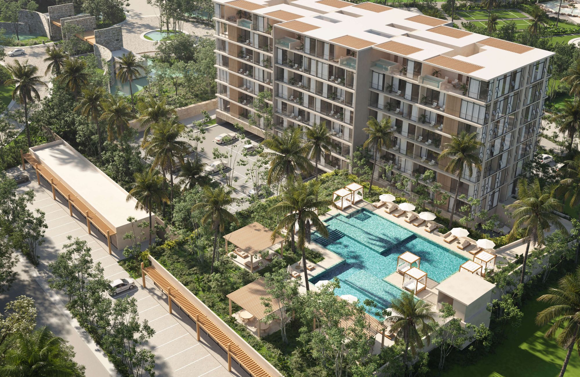 Penthouse with pool, Clubhouse, pre-sale, Centro Maya, Playa del Carmen.