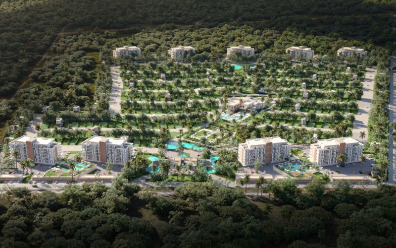 Lot with clubhouse for pre-sale in Centro Maya, Playa del Carmen