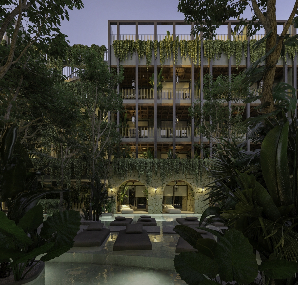 Condo with private garden and pool, full wall windows overlooking green areas, concierge, gym, 958m2 pool, children playground, and more