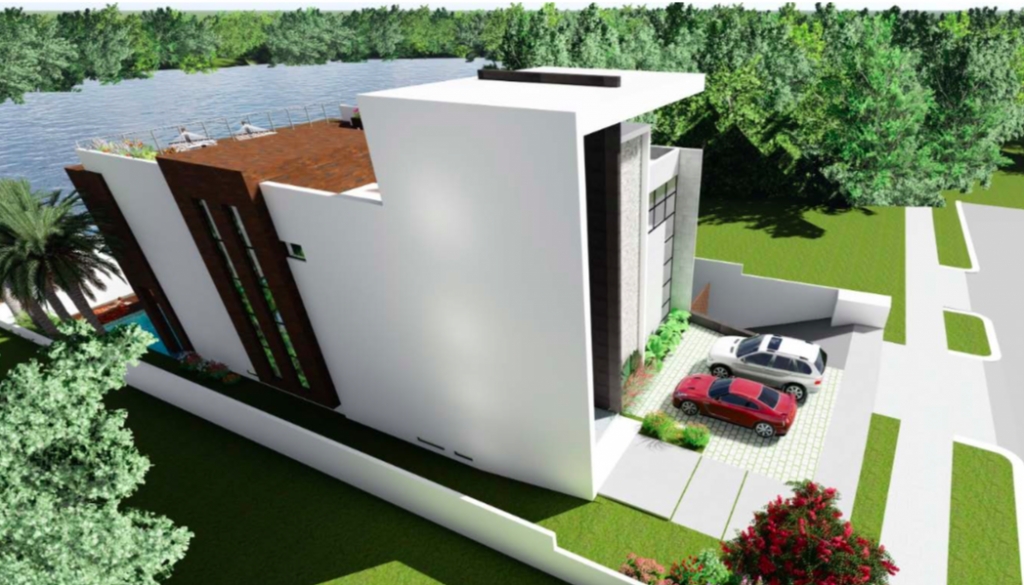 Residencia de lujo 4 recamaras con vista a la marina en venta en Puerto Cancun, preconstruccion