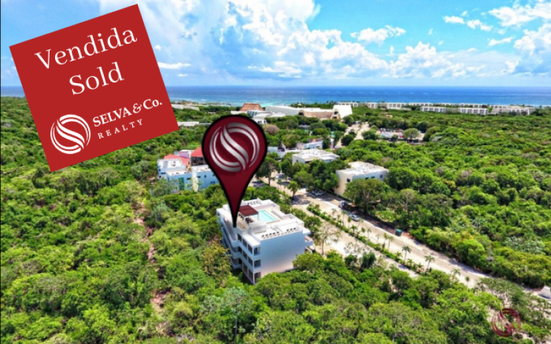 Condo for sale at Sirenis, Tulum with access to the ocean, ground floor, private garden, equipped and furnished.