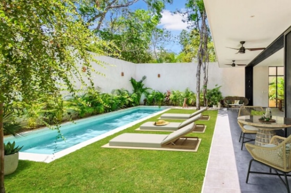 House in Tulum with jungle and ecological touch.