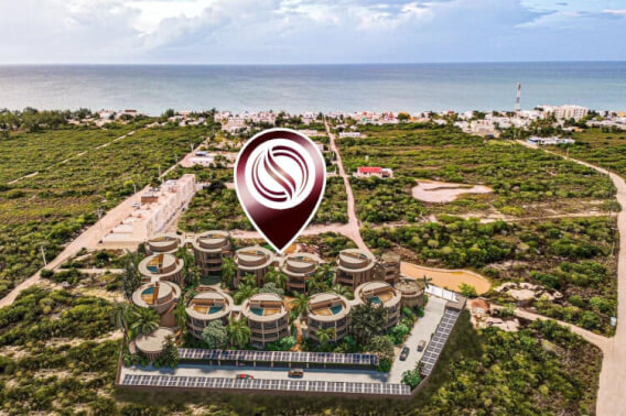 Condominium with pool and private terrace, near the beach, in pre-sale Yucatán.