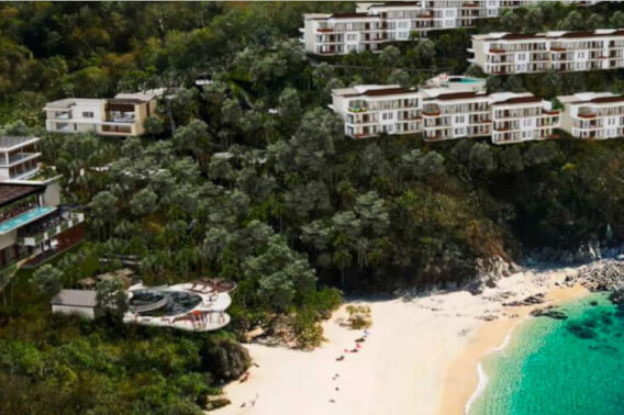 Condo with ocean view, beach club and access to the sea, golf, sports courts, spa and more, pre-construction, sale Huatulco.