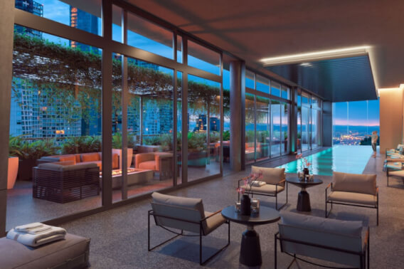 Luxury condominium, pool, gym, for sale within Parque la Mexicana.