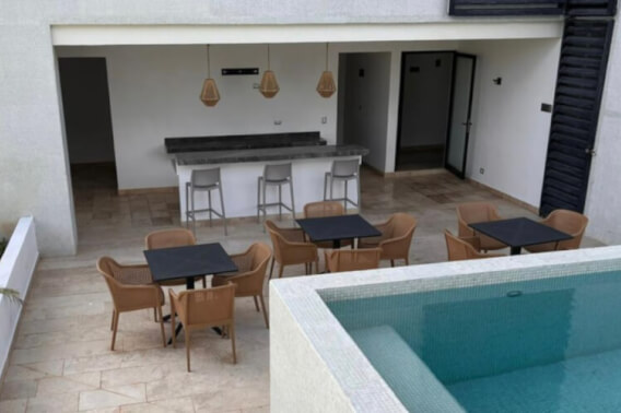 Apartment with rooftop pool, barbecue area, business center, concierge, in Villas La Hacienda for sale, Merida North Zone