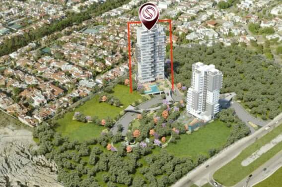 Luxury condo with facial recognition technology, luxury amenities and central park, in Puerta Plata, Zapopan.