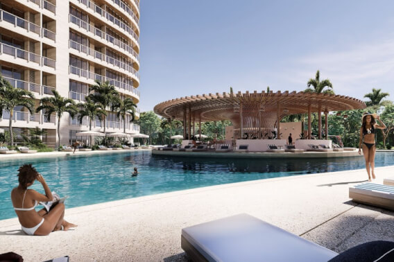 Green view apartment, with panoramic terrace, pet-friendly for sale Cancún