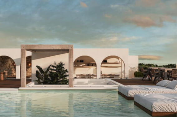 Penthouse near the sea, lock off system, sky pool, coworking, pre-construction, for sale Tankah, Tulum.