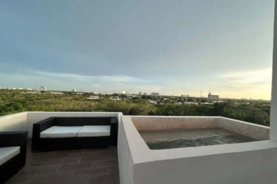 Penthouse con rooftop y jacuzzi privado, en venta, Zona norte, Mérida Yucatán